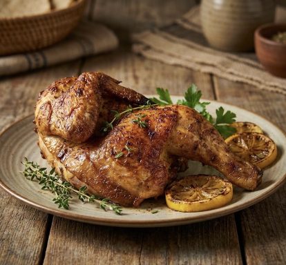 Jerk Chicken: Grilled chicken marinated in a spicy jerk seasoning, delivering a smoky, flavourful experience