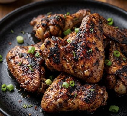 Combo 5: Wing Lover’s Feast. (Jerk Wings comes with choice of two sides).